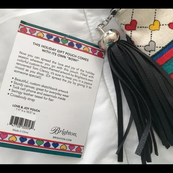 Brighton “Love & Joy” Pouch, NWT - Picture 4 of 5